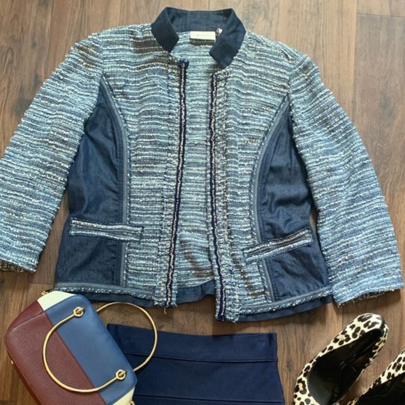 Chico's Jackets & Blazers - CHICO'S  Navy Blazer for Women